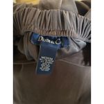 Denim & Co. Brown Maxi Skirt Elastic Waist Pockets Career Casual Size M Photo 4