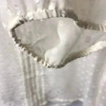 Daniel Rainn WO SZ 1X CREAM SWISS DOT SHEER TOP Photo 6