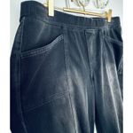 LOGO By Lori Goldstein Black Cropped Joggers (soft Knit Material) Size 12 L Photo 4