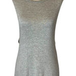 Truly Madly Deeply  Gray Sleevless Round Neck Fit And Flare Tank Tunic Top‎ S Photo 0