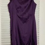Calvin Klein 12 purple satin secretary dress Photo 0