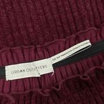 Urban Outfitters Off Shoulder Sweater Dress Lettuce Trim Red Size M Photo 8