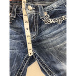 Miss Me Women's Embellished Bling Flap Pockets Signature Rise Bootcut Jeans 27 Photo 7