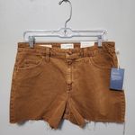 Universal Threads Universal Thread Brown Vintage Midi Cut Off Denim Shorts Size 8/29 Photo 2