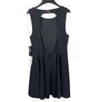Lulus  Black Sleeveless Fit & Flare Skater Dress NWT XL Photo 3