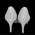 Kelly & Katie  Striped Black and White Women's Heels. New Photo 6