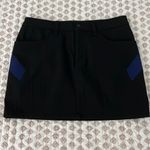 Under Armour UAS  Black Blue Athletic Sportswear Skirt By Tim Coppens Size 2 Photo 2