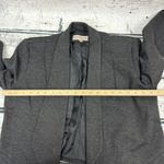 Philosophy  Republic Clothing‎ Blazer Women's Charcoal L/S Open Front [Size 8] Photo 6
