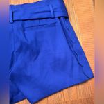 Banana Republic  Belted Scallop Royal Blue Stretchy Cotton 5” Dress Shorts Size 4 Photo 11
