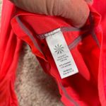 Athleta Long Sleeve V Neck Workout Top Coral Pink Athletic Shirt Women's Size S Photo 10
