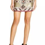 Alice + Olivia NWT  Elana Embellished Gold Sequin Mini Skirt Women’s Size 4 Photo 0