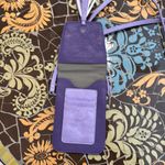 LAVENDER & PURPLE CROSSBODY PHONE/WALLET BAG. Photo 2