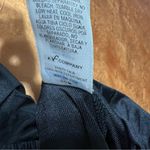 Vanity Fair Vintage  Black Satin Lace Trim slip size L 23” Made USA side slit Photo 6