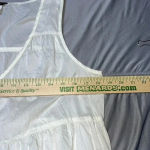 J.Crew White Sleeveless Tieredâ Cotton Shift Dress Cottagecore Cosplay Fairycore Photo 6