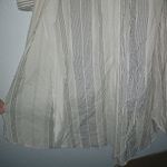 ZARA  L Beige Wrap Top Indian Striped Cotton Long Dress Photo 8