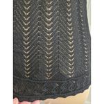 ZARA  Black Viscose Open Knit Tank Top Stretch Soft Sz S Photo 4
