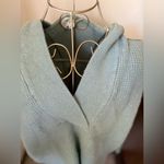 Aerie  waffle weave blue green hooded oversized pullover size  XS Photo 5