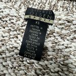 Sigrid Olsen VTG  Sport Chunky knit Cream Brown button front Cardigan XS Photo 2