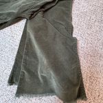 Celebrity Pink Olive Corduroy Wide Leg Raw Hem Slit Pants 11/30 Photo 3