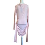 LIONESS  Glory Mini Dress in Blush XLarge New Womens Long Sleeve Pink Photo 5