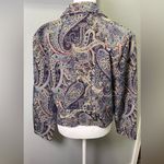 Silverado Women's Vintage Tapestry Boho Southwestern Paisley Jacket Size Medium Tan Photo 1