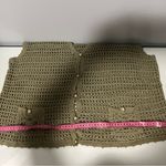 Koret Beige Crochet Knit Vest Tan Size XL Photo 6