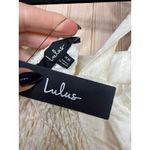 Lulus NWT  Silvia Ivory Floral Jacquard Trumpet Midi Dress Banquet Wedding Sz XS Photo 8