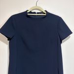 Theory  Jasneah Admiral Crepe Dress Navy Blue Photo 3