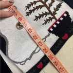 Quacker Factory  Size Medium Snowman Cat Cardigan Sweater Christmas Holiday Ugly Photo 6