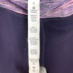 Lululemon Womens Gather & Crow Crop II Full On Luon Black Grape Space Dye Size 4 Photo 5