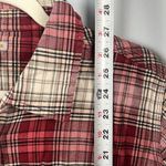 Carhartt womens XL flannel plaid button down top Photo 5