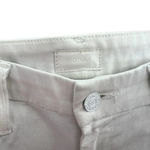 Mother Denim Looker Ankle Fray Jeans‎ in Glass Slipper White Size 26 Photo 14