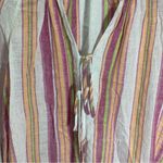 Rails 
BRIELLE LINEN MIX BLOUSE HIBISCUS STRIPE size XS Photo 7