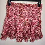 AQUA NWOT  FLORAL PRINT SHORT MINI SKIRT Photo 3