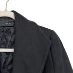 ZARA Women's Sz S Black Long Sleeve Jacket Coat D Link Lined Heavy Winter Photo 3