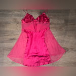 Victoria's Secret Victoria’s Secret RARE Sheer Pink Chemise Slip Dress L Photo 6
