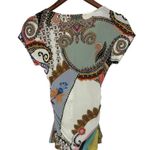 Etro Radial Print Jersey Wrap Top Size XS Photo 8