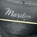 Marilyn Monroe  Black Graphic Short Sleeve Shirt Size Medium Photo 3