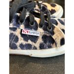 Superga  2750 FANVELVET Sneaker‎ Leopard Velvet Print Tan Black size EU 38 US 7.5 Photo 4