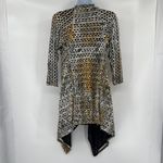 Alberto Makali  Open Cardigan Womens Top Sz S Boho Sheer Festival Animal Whimsy Photo 4