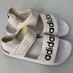 Adidas  White Adilette Sandals Size 8 Photo 0