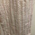 Elle Belle By Susan Graver Womens Pull On Capri Pants M MT Beige White Boho Print Photo 3