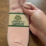 IZOD The Original  Club Ladies Sun Sock Vintage Socks Pink Orlon Acrylic Nylon Photo 0