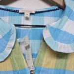 Anthropologie Pilcro Womens The Keira Collarded Button Front Plaid Mini Dress 1X Photo 6