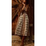 Anthropologie NWT Siddhartha Bansal V-Neck Midi Dress Sz. L Photo 1