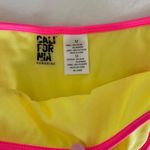 California Sunshine Neon pink and yellow  bikini bottoms Photo 1