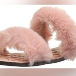 Sam Edelman  Griselda Faux Fur Slides ROSE Sandals SZ 7.5 Photo 0