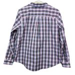 LL Bean Red White Plaid Long Sleeve Pinpoint Oxford Button Shirt LARGE PETITE Size undefined Photo 6