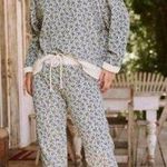 The Great ππ The Cropped Sweatpant ~ Cream Field Floral Size 1 Small NWT Photo 0