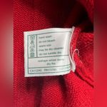 Laura Ashley Vintage 90s  Women's RED L Pure New Wool Cardigan Sweater Pockets Photo 7